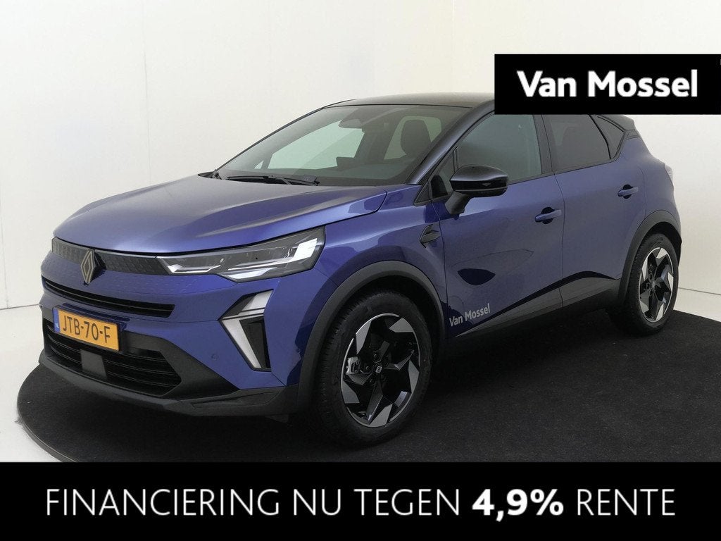 Renault Captur techno full hybrid E-Tech 160 | Pack winter |, 1789 cc, 4 cilinders, Blauw, Origineel Nederlands