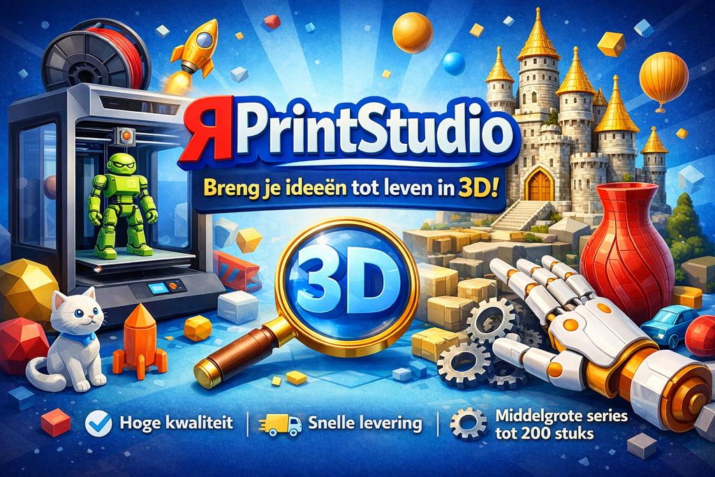 3D print service NL – Maatwerk & Prototypes & Kleine Series, Verzenden, Nieuw