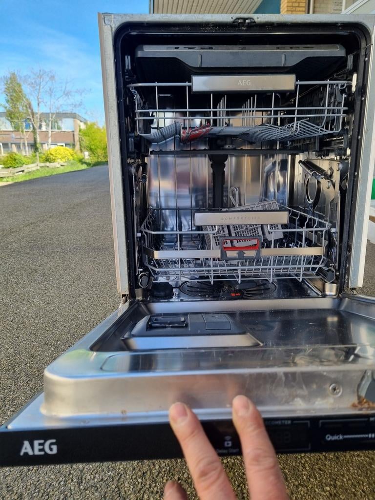 AEG ComfortLift Vaatwasser met WiFi - Zo goed als nieuw, Witgoed en Apparatuur, Vaatwasmachines, Ophalen, Zo goed als nieuw, Kort programma
