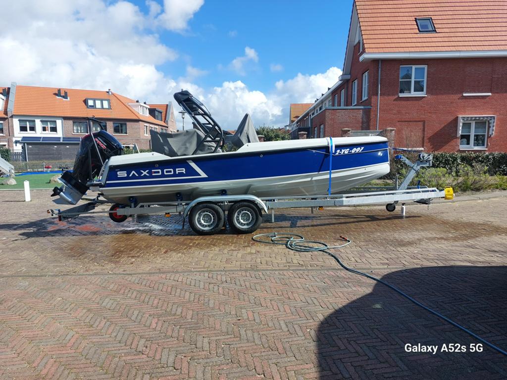 Saxdor 200 Sport mercury xs 115Pk bj 2022, Ophalen, Nieuw, 70 tot 120 pk, Buitenboordmotor