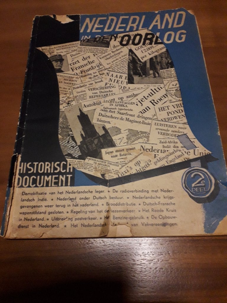 Nederland in den Oorlog - Historisch Document (2e Deel), Landmacht, F. Verhooren en W.C. Kentie, Ophalen, Tweede Wereldoorlog