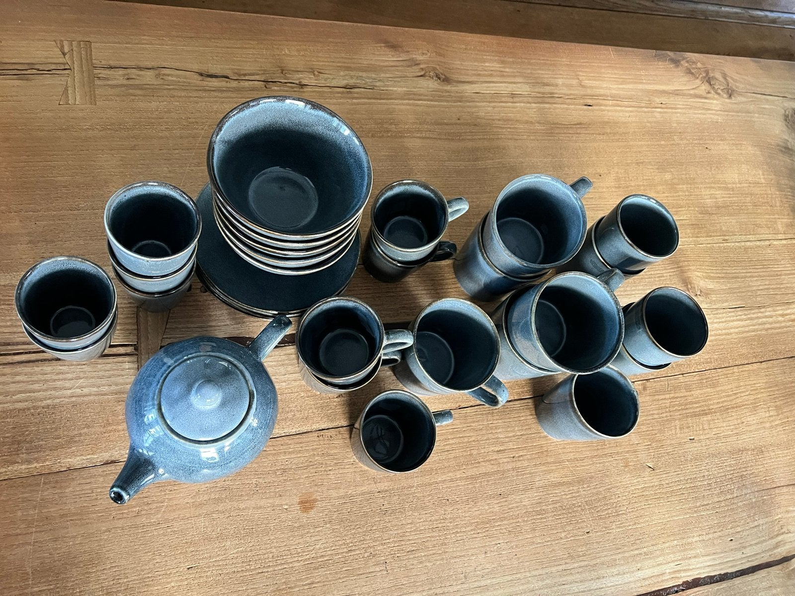 Servies Racco antraciet, Ophalen of Verzenden