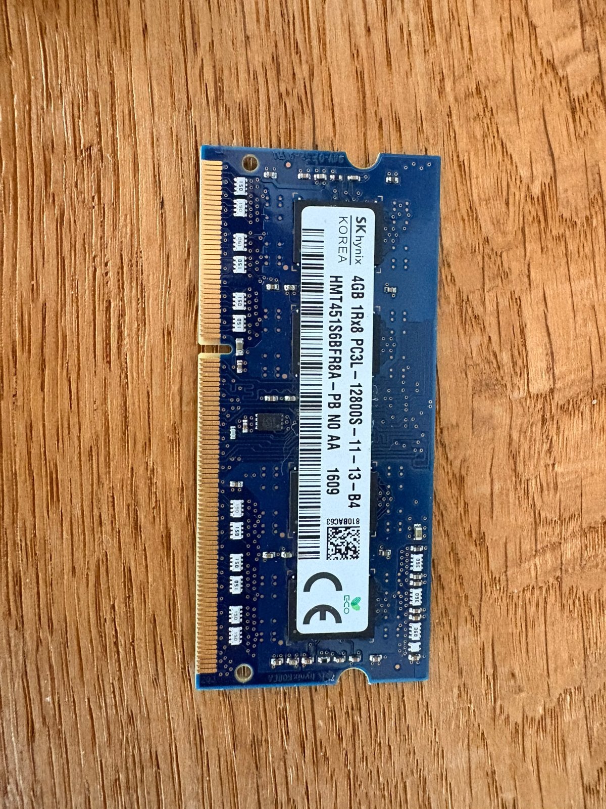 4GB PC3L werkgeheugen 12800S, Ophalen of Verzenden, Zo goed als nieuw, DDR3, Laptop