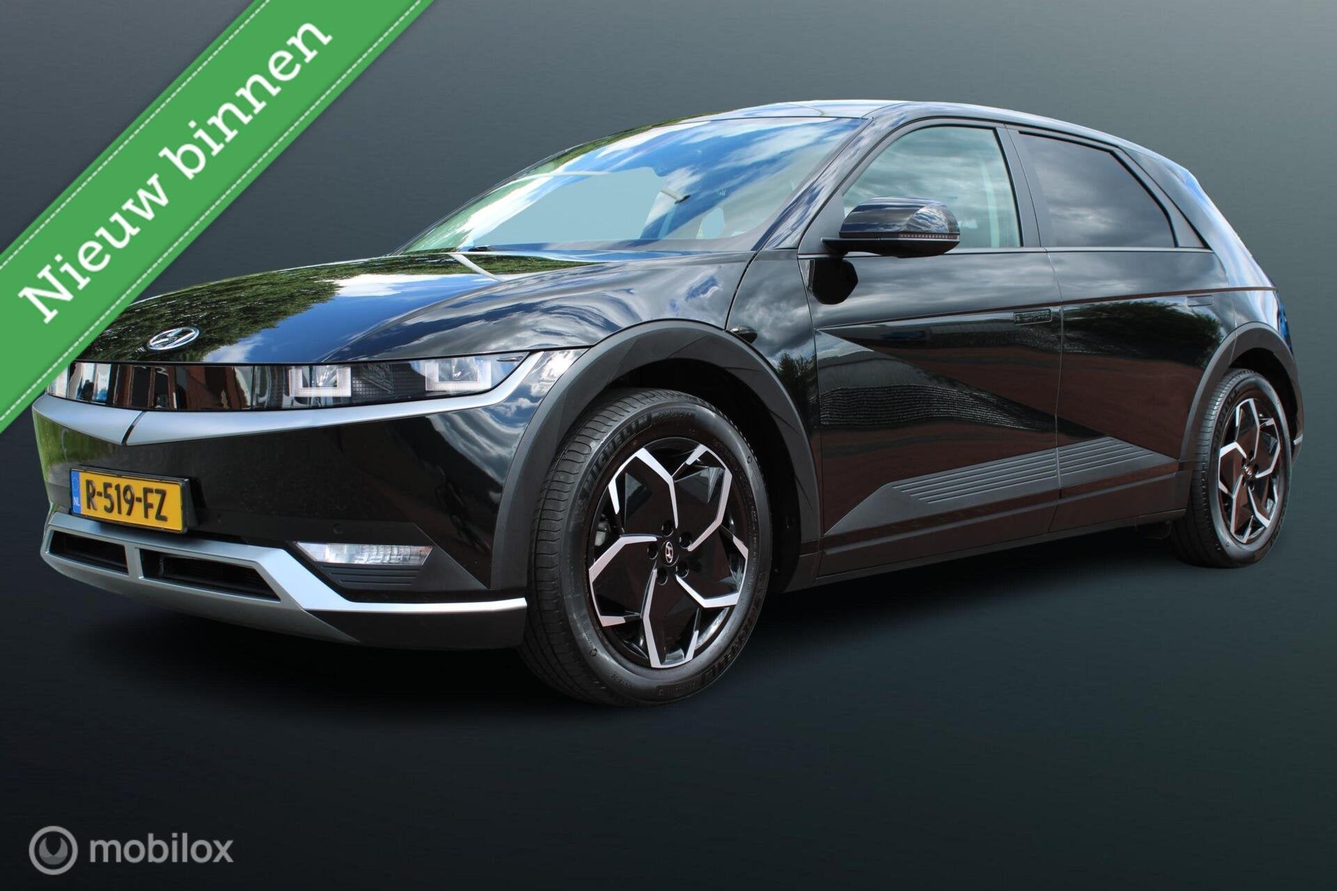 Hyundai IONIQ 5 Connect+ 73kWh, Leer, Stoel-stuurverwarming,, Automaat, Achterwielaandrijving, Gebruikt, Zwart
