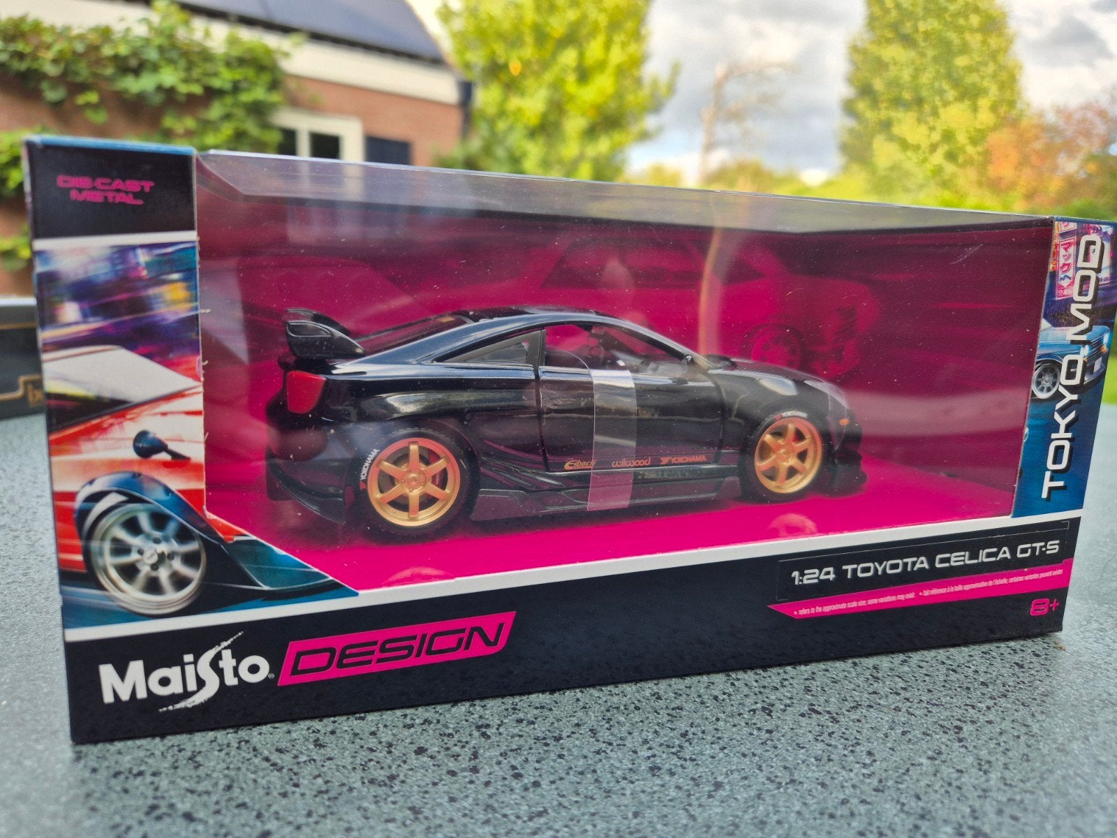Toyota Celica GT-S Tokyo Mod JDM 1/24 nieuw Maisto, Ophalen of Verzenden, Nieuw, Auto, Maisto