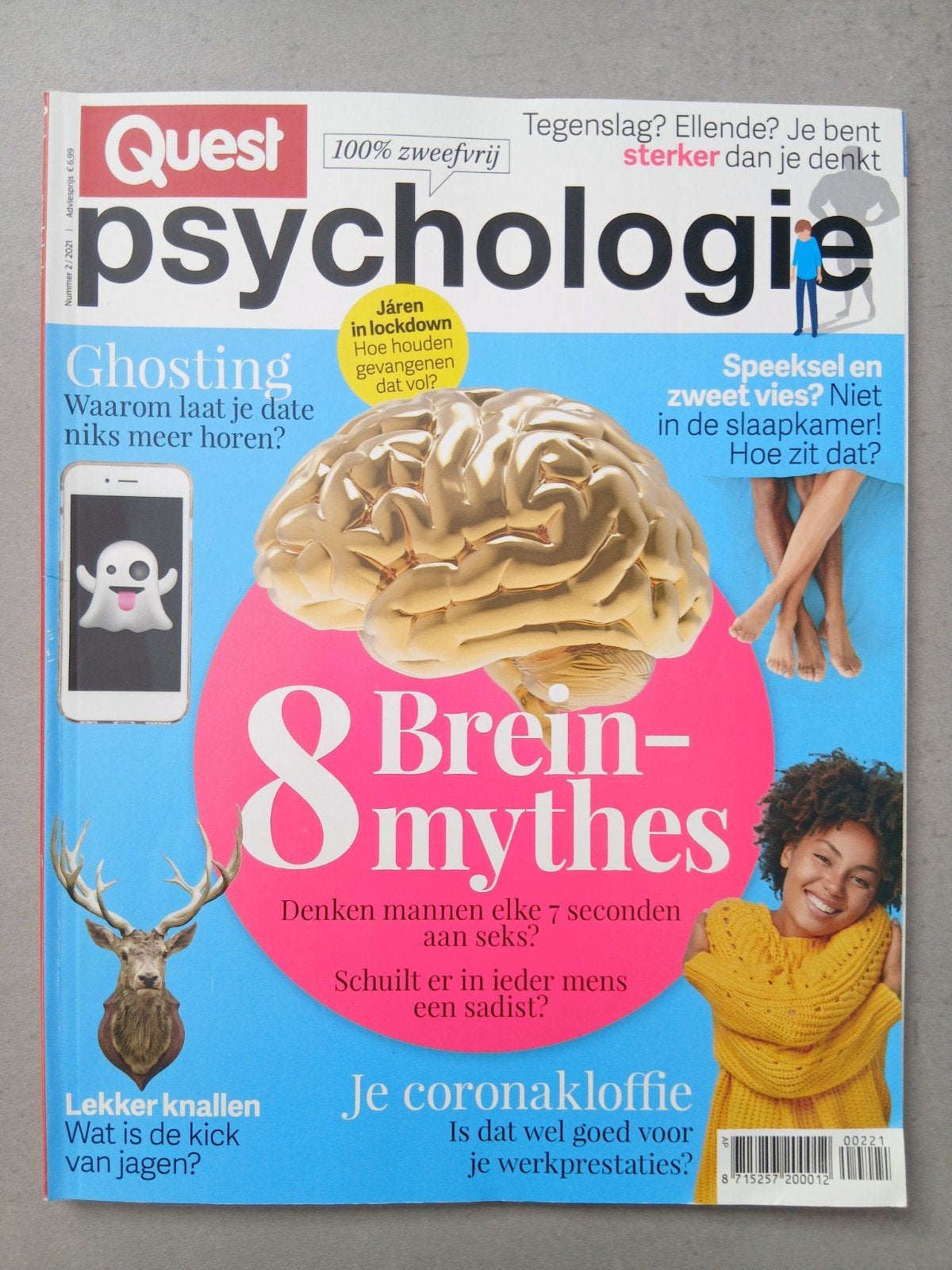 Mooie set Quest Psychologie – 8 nummers (2021 & 2022), Ophalen of Verzenden, Zo goed als nieuw, Lichaam en Geest