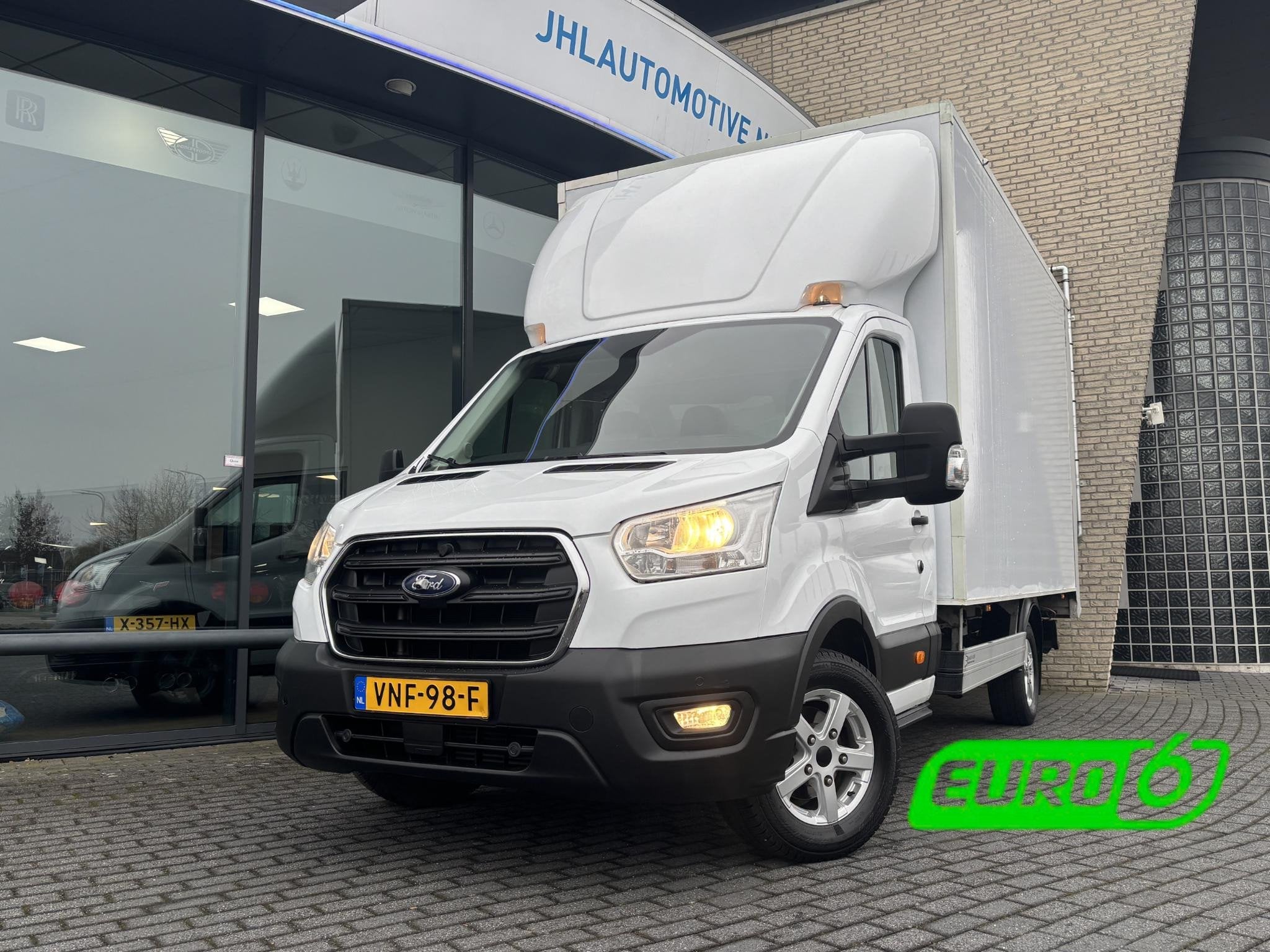 Ford Transit 2.0*A/C*LAADKLEP*CAMERA*3-PERS.*BAKWAGEN*CRUISE, Auto's, Voorwielaandrijving, Stof, 4 cilinders, 129 pk