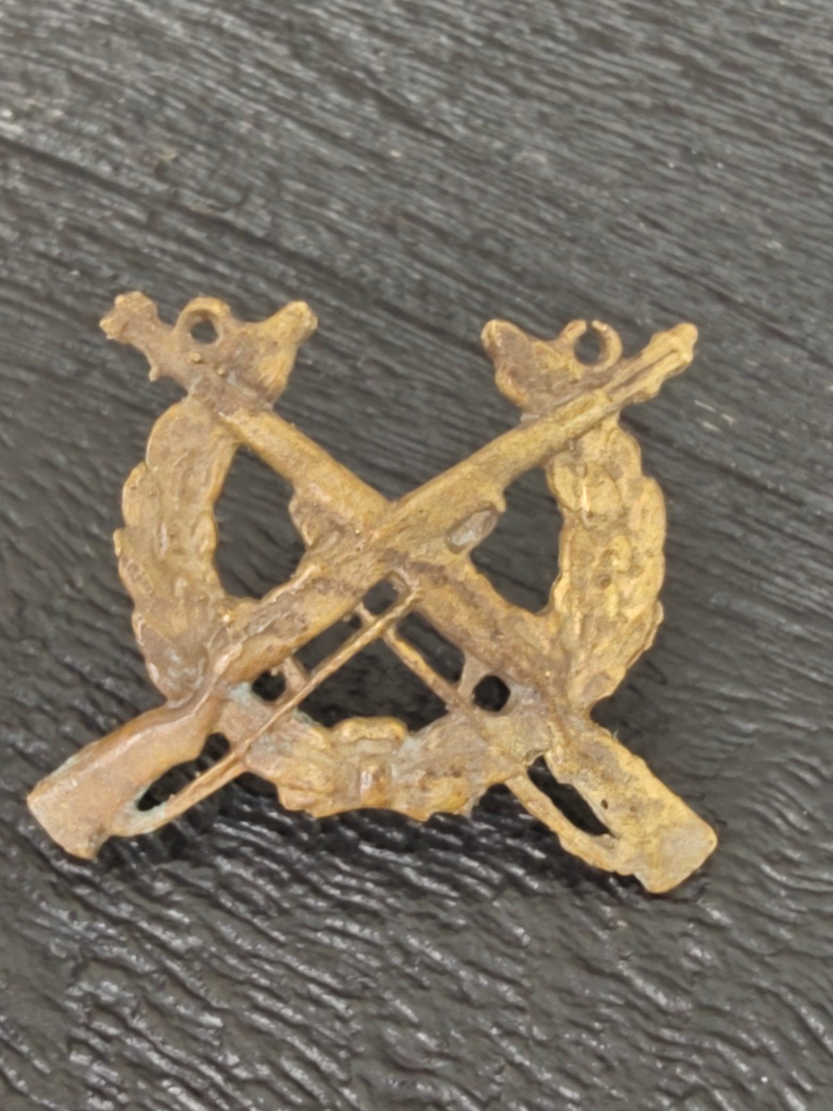Insigne US Rifle Expert Garand oudje.., Verzamelen, Ophalen of Verzenden, Landmacht, Amerika, Embleem of Badge