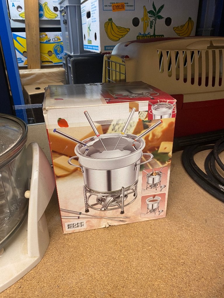 Fondue-set, Witgoed en Apparatuur, Fonduesets, Ophalen of Verzenden, Nieuw, Brander, Fondueset