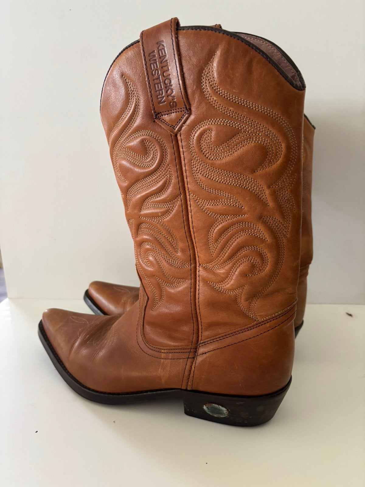 Kentuckys western cowboy laarzen leer maat 43, Ophalen of Verzenden, Zo goed als nieuw, Bruin, Boots