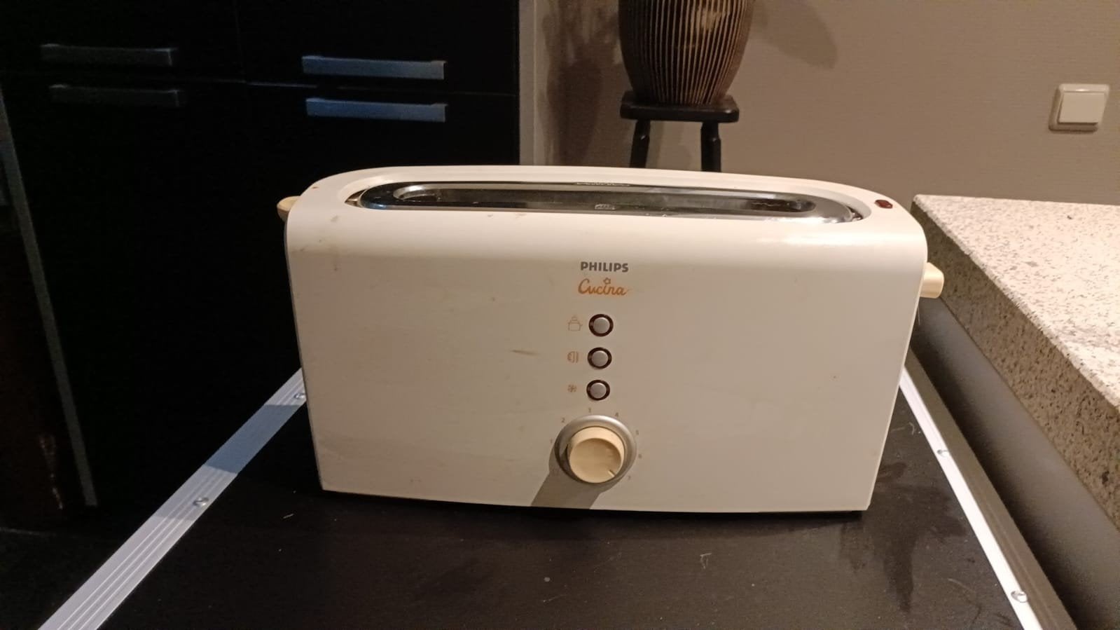 Philips Cucina broodrooster - Wit, Witgoed en Apparatuur, Ophalen, Gebruikt
