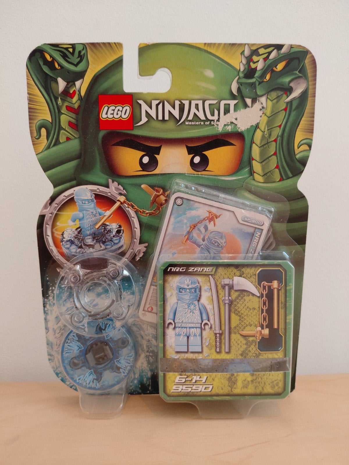 LEGO Ninjago NRG Zane Spinjitsu Spinner 9590 NIEUW, Ophalen of Verzenden, Nieuw