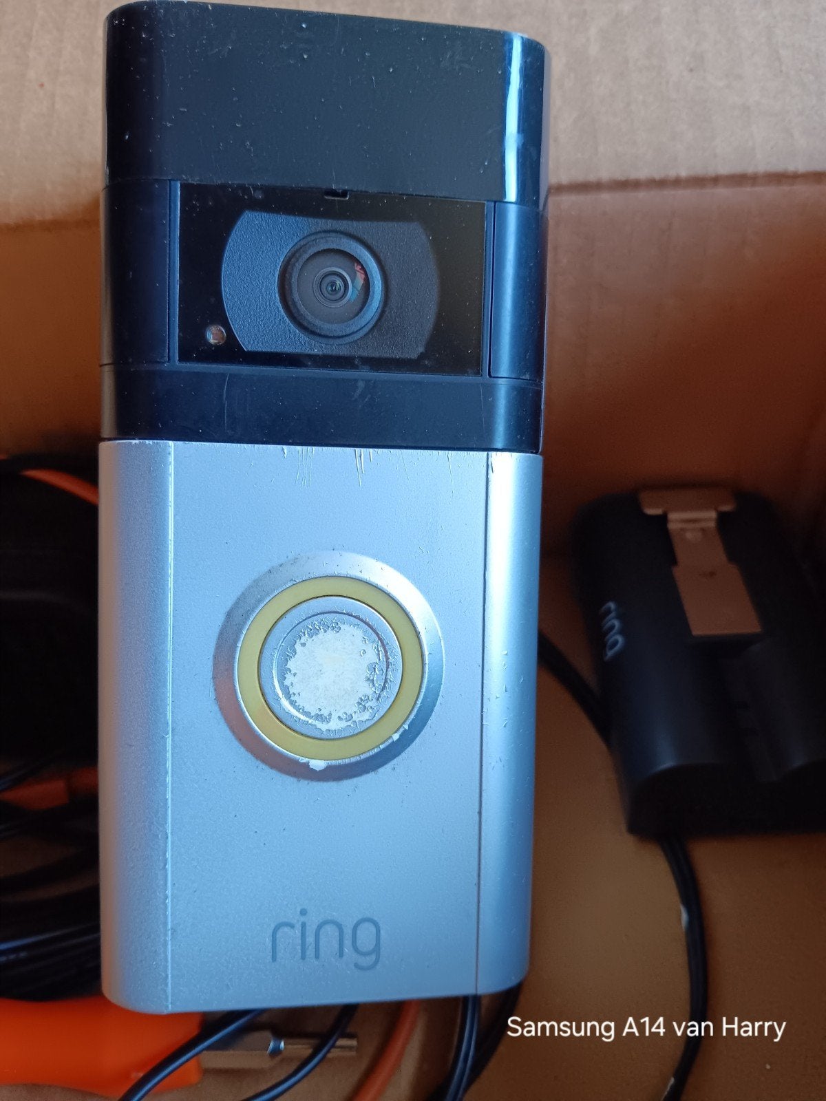 Ring Video Deurbel - Gebruikt, inclusief batterij, Huis en Inrichting, Ophalen of Verzenden, Gebruikt