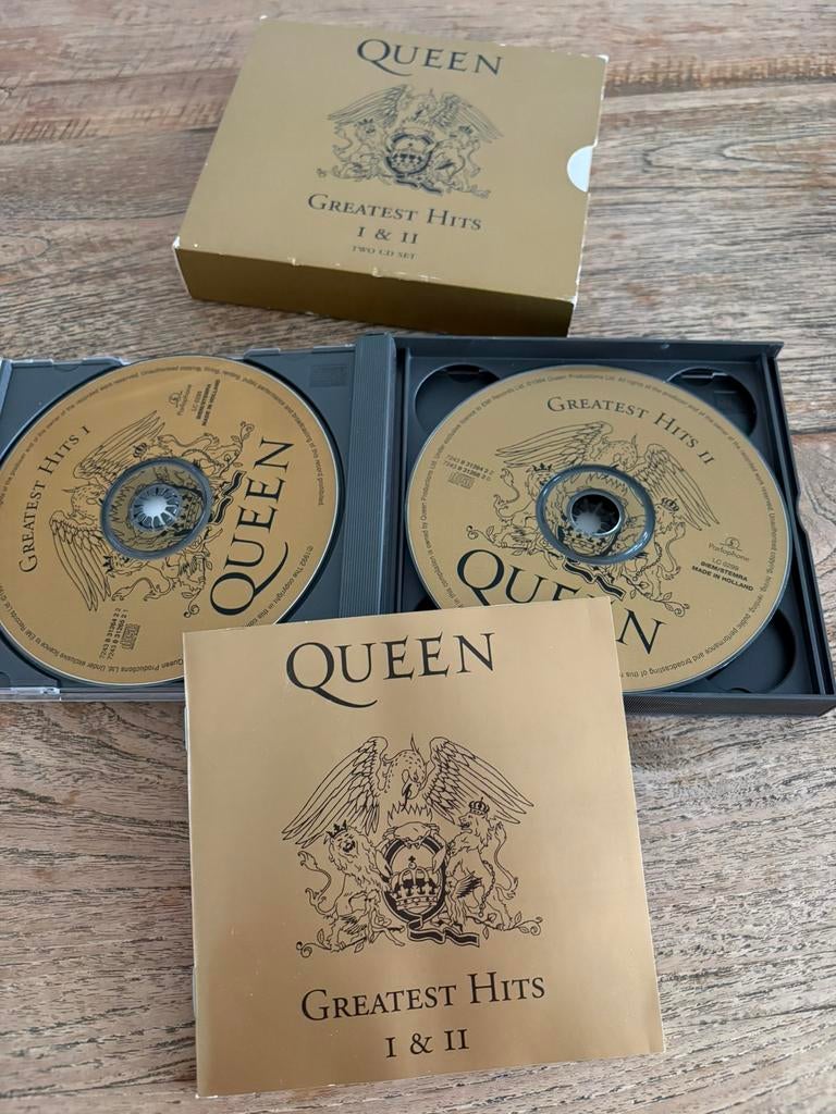 AFGEPRIJSD Queen CD box Greatest Hits I & II, Ophalen of Verzenden, Zo goed als nieuw
