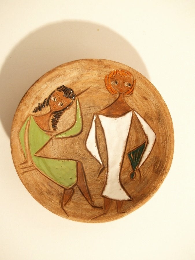 Fratelli Fanciullacci bowl Italy Italiaans jaren 50 design, Antiek en Kunst, Ophalen of Verzenden