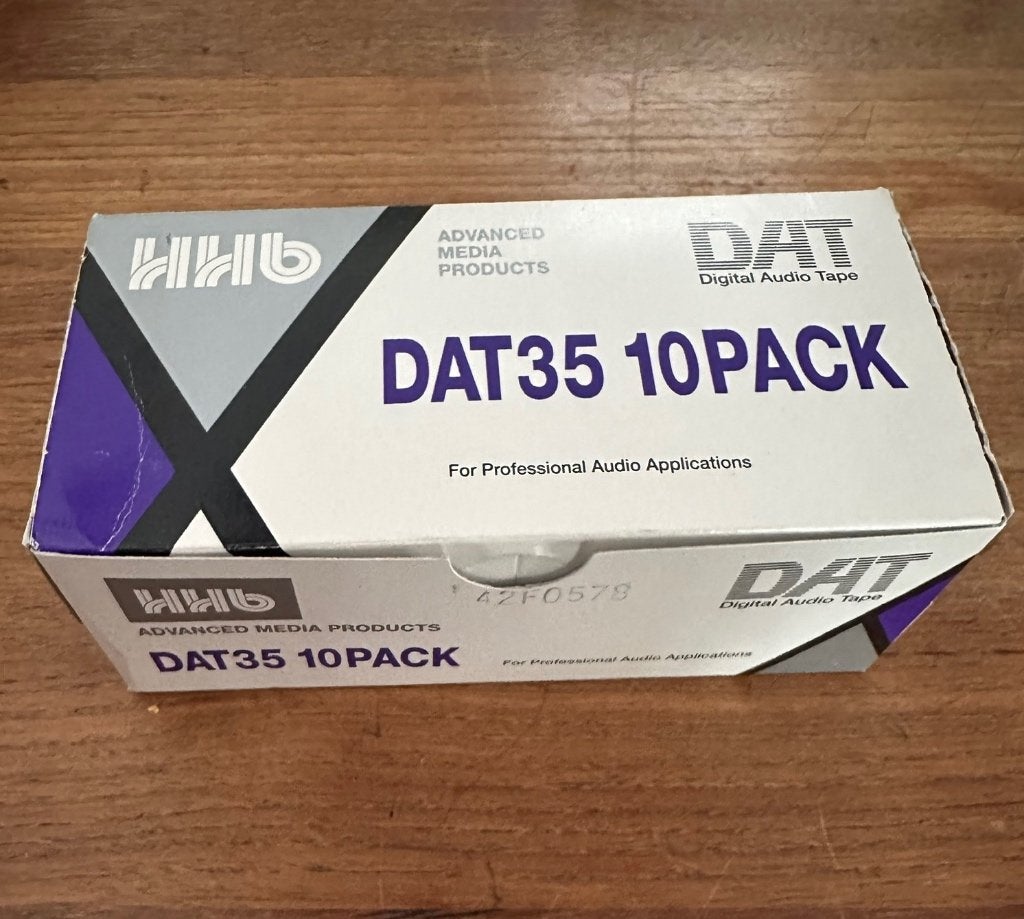 HHB DAT35 Digital Audio Tapes – Doos van 10, 2 t/m 25 bandjes, Overige genres, Ophalen of Verzenden, Nieuw in verpakking