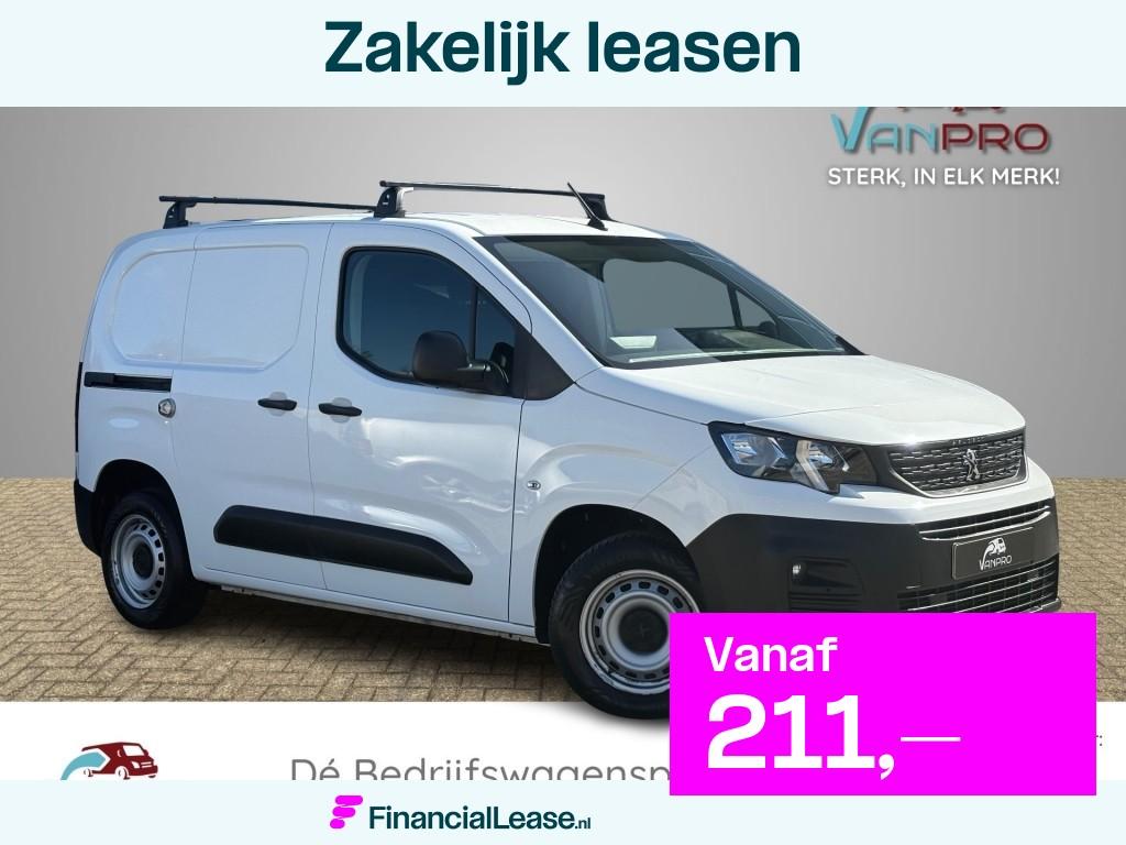 Peugeot Partner PREMIUM 1.5 BlueHDI 99PK Cruise / Airco / Ca, Voorwielaandrijving, Gebruikt, Euro 6, 4 cilinders