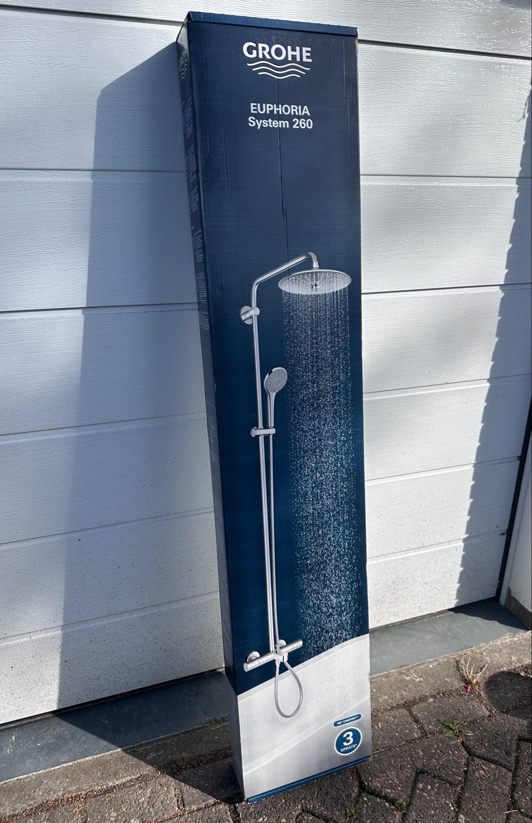 Grohe Euphoria System 260 Regendouche Chroom, Doe-het-zelf en Verbouw, Sanitair, Ophalen of Verzenden, Nieuw, Chroom, Douche