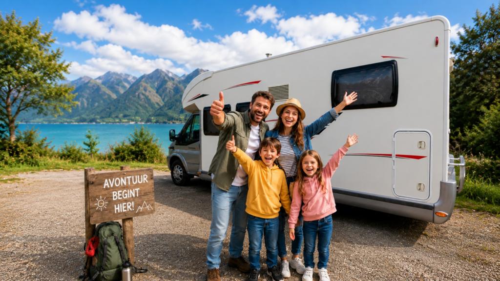 Camper Huren - Luxe 5 persoons familie camper te huur