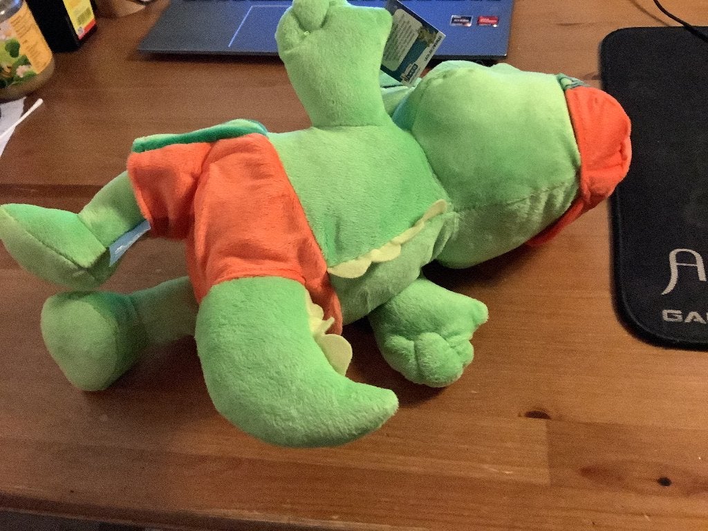 Krokodil handpop 35 cm. nieuw, Ophalen of Verzenden, Nieuw, Groen, Overige typen