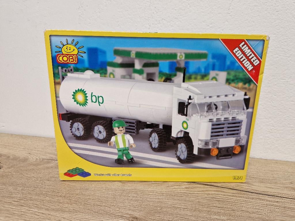 Cobi BP Tankwagen, Kinderen en Baby's, Speelgoed | Bouwstenen, Zo goed als nieuw, Overige merken, Ophalen of Verzenden