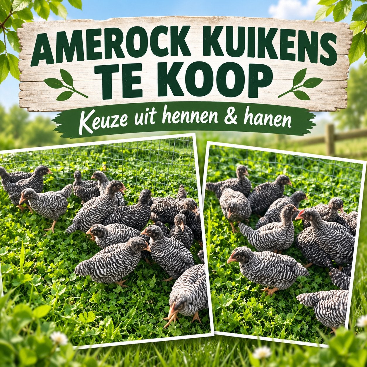 Amerock kuikens te koop, Vrouwelijk, Kip