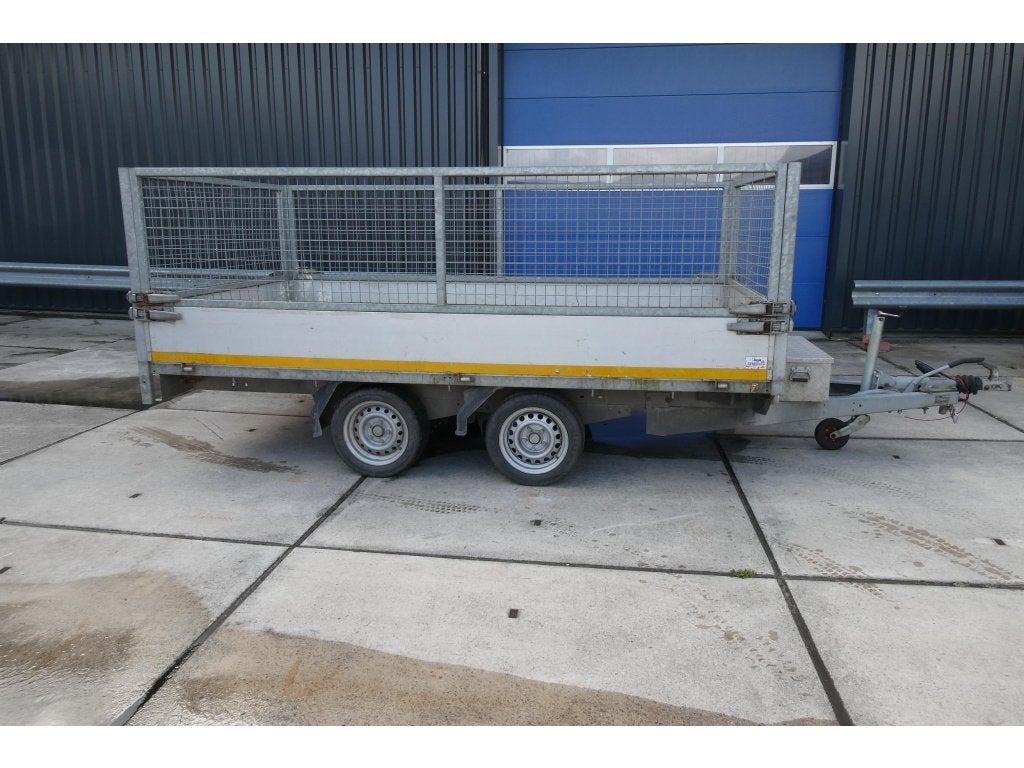 Bij Eemsned een nette Eduard Plateauwagen afm 330 x 180, Auto diversen, Aanhangers en Bagagewagens, Gebruikt