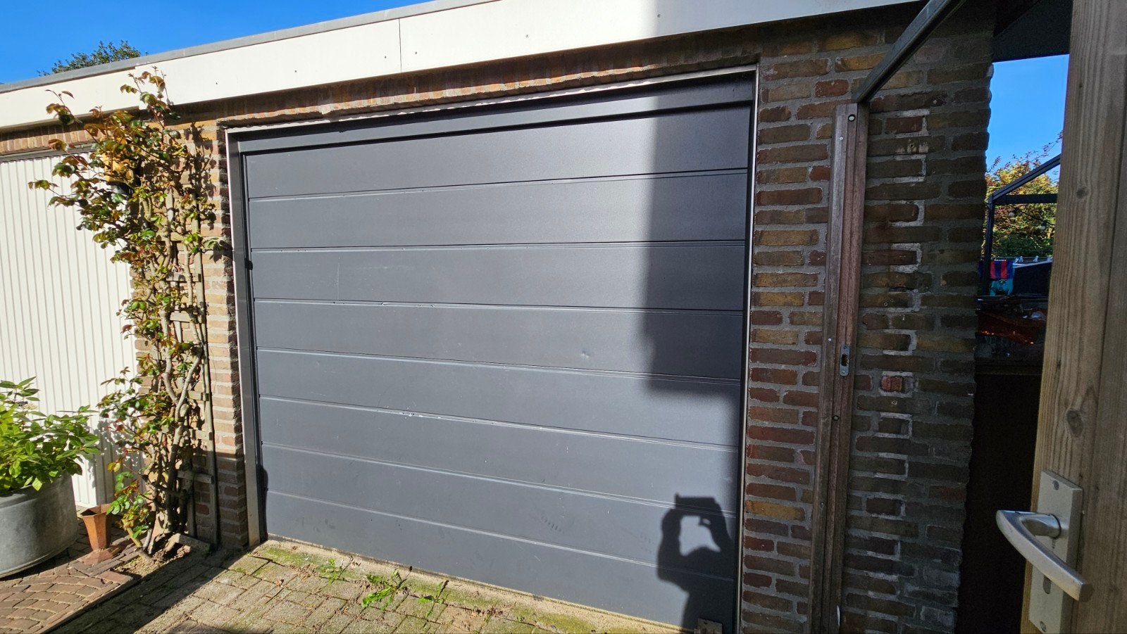 Complete Hörmann garage sectionaldeur set, Doe-het-zelf en Verbouw, Deuren en Horren, Ophalen, Gebruikt, Garagedeur, Metaal
