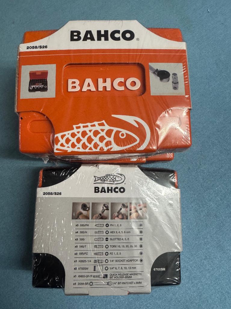 Bahco bit- en dopsleutelset, Ophalen, Nieuw
