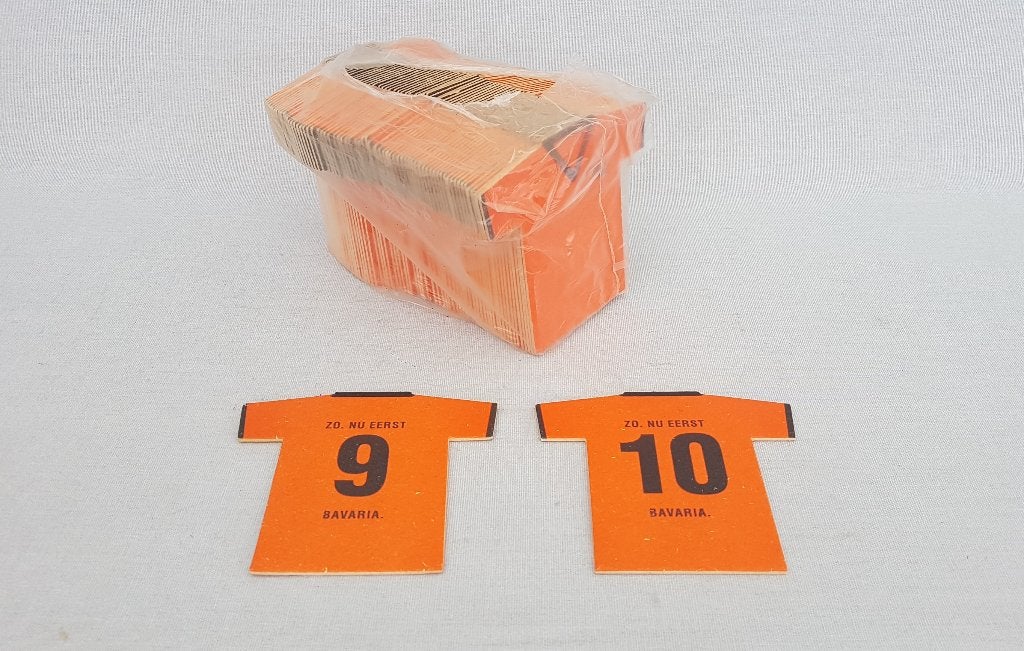 Oranje T-shirt bierviltjes van Bavaria - 70 stuks, Ophalen of Verzenden, Nieuw, Viltje(s), Bavaria