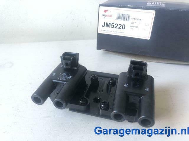 Bobine imitatie JM5220 2-polig (2x) Nubira /  Lacetti Daewoo, Daewoo, Nieuw, Ophalen of Verzenden, Daewoo