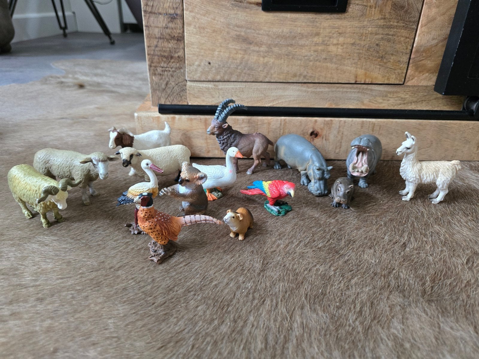 schleich dieren zgan, Ophalen of Verzenden, Zo goed als nieuw, Hond of Kat, Beeldje of Figuurtje