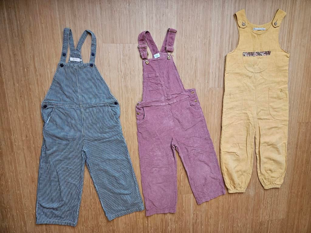 Tuinbroek 134 Kleine Schobbejak, Hust&Claire, Tiny Cotons, Kinderen en Baby's, Kinderkleding | Maat 128, Ophalen of Verzenden