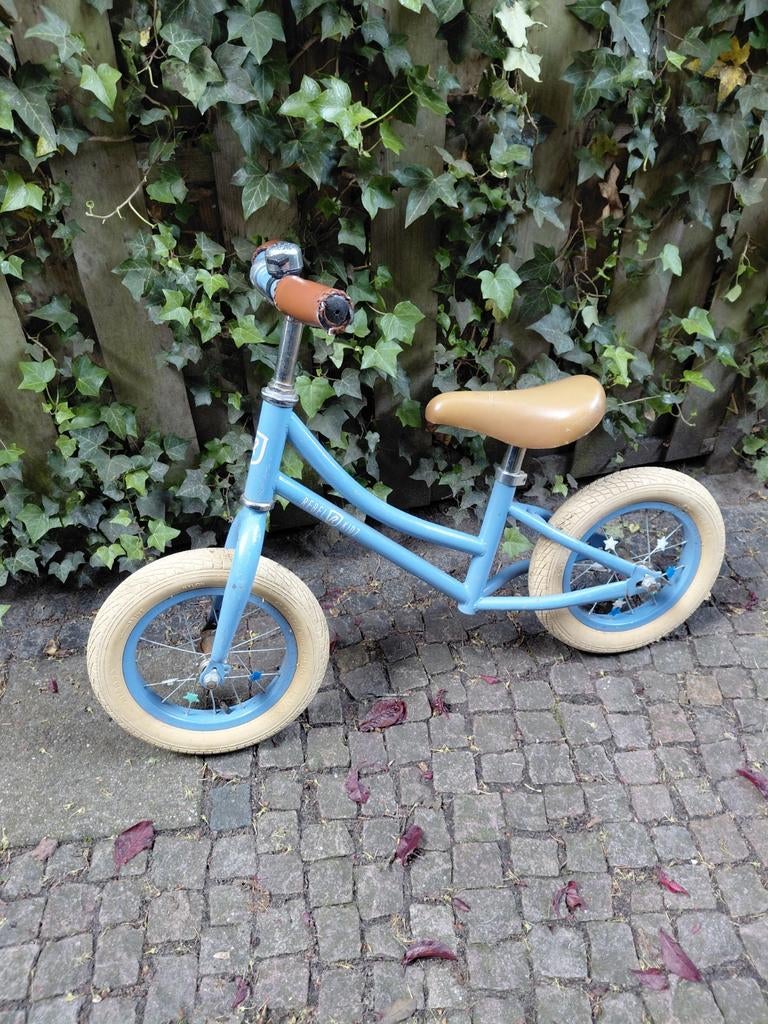 Rebel Kidz blauwe loopfiets Lichtblauw classic 12,5 inch, Fietsen en Brommers, Ophalen, Gebruikt, Minder dan 16 inch, Rebel kidz