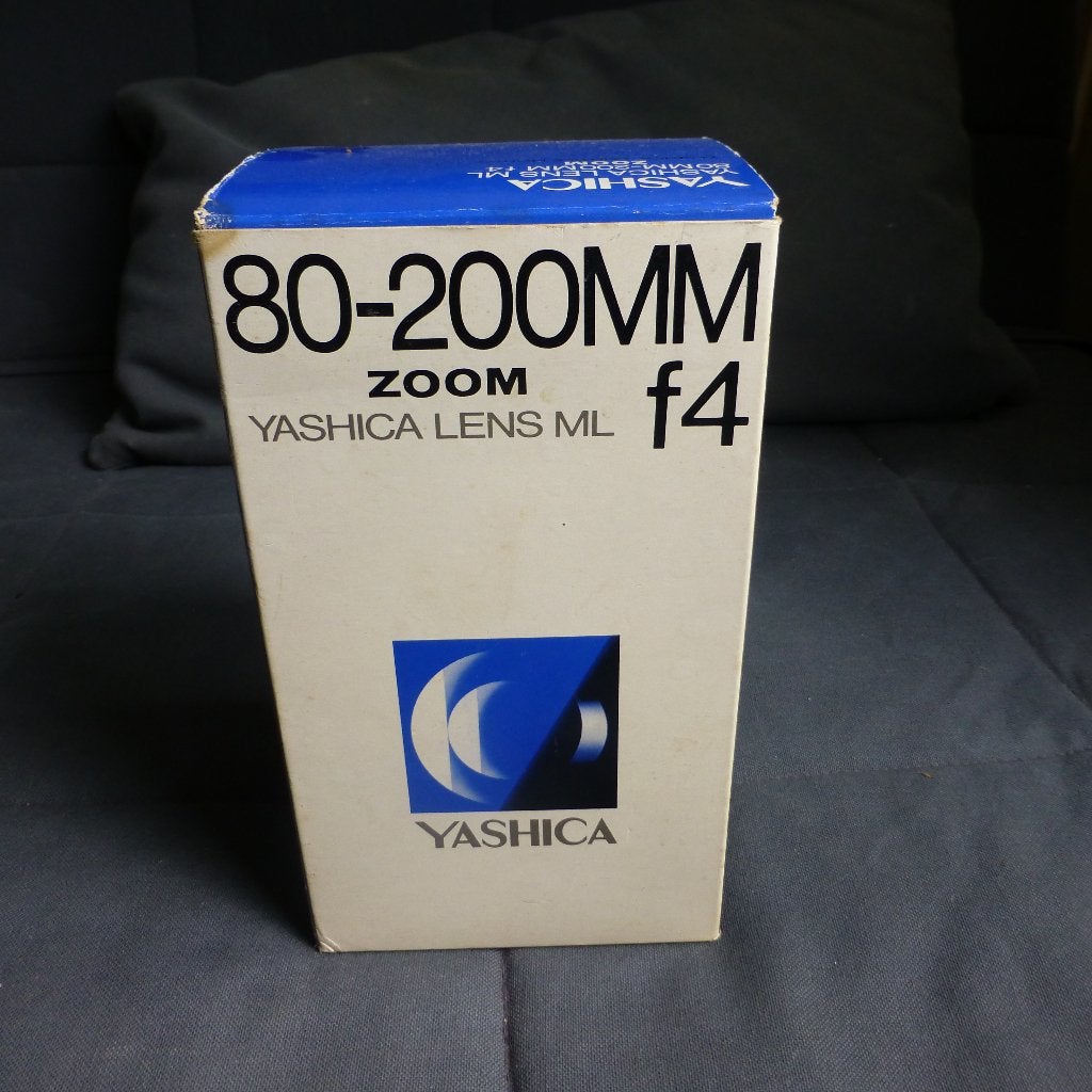 Yashica camera lens ML F-80-200 mm in de originele doos, Ophalen of Verzenden, 1960 tot 1980, Lens of Lenzen
