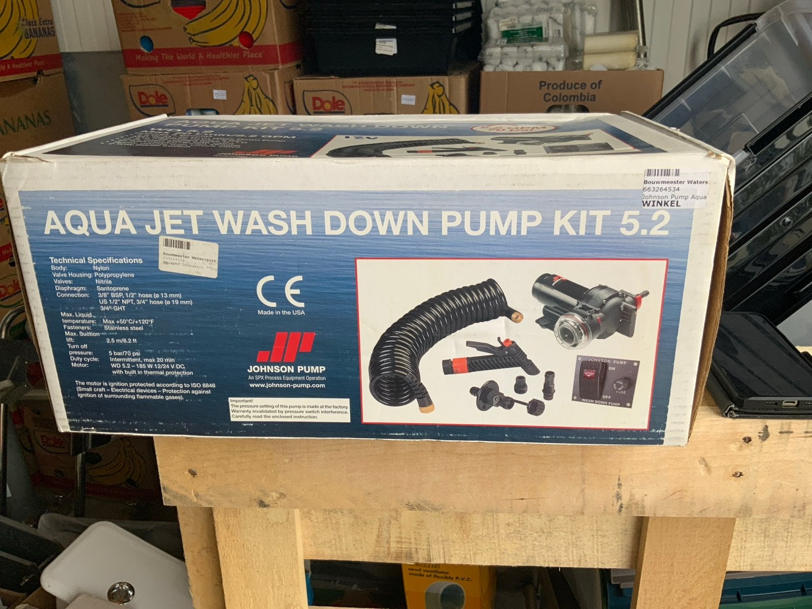 Aqua Jet Wash Down Pomp Kit 5.2 - Nieuw in doos, Ophalen, Nieuw, Schoonmaak