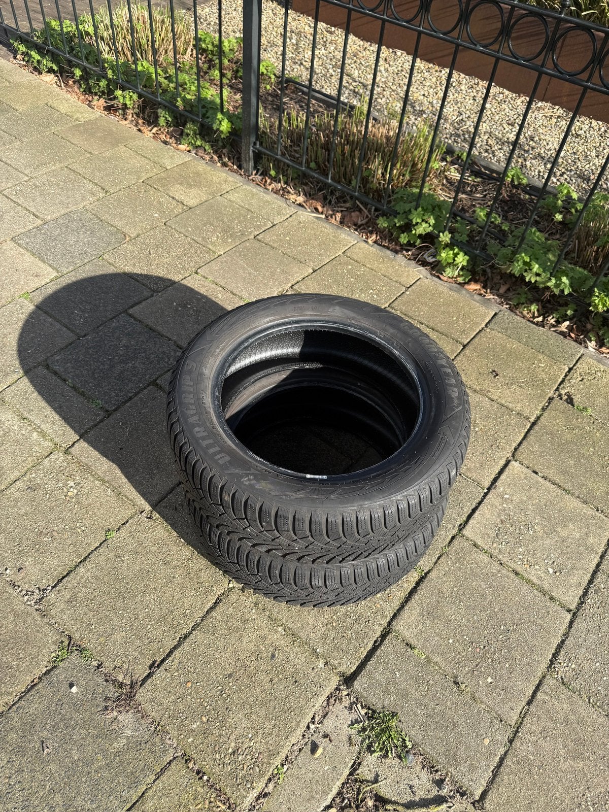 4x Goodyear UltraGrip 9 Winterbanden - 205/55 R16 91H, Ophalen of Verzenden, Nieuw, Winterbanden, Band(en)