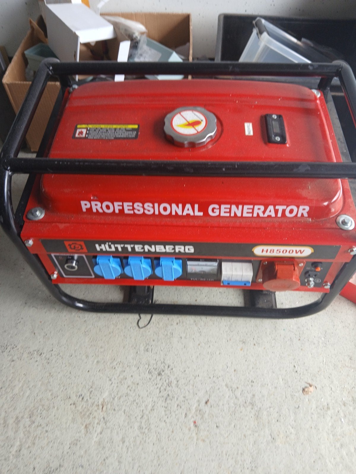 Hüttenberg H8500W Professional Generator - Aggregaat, Ophalen, Gebruikt