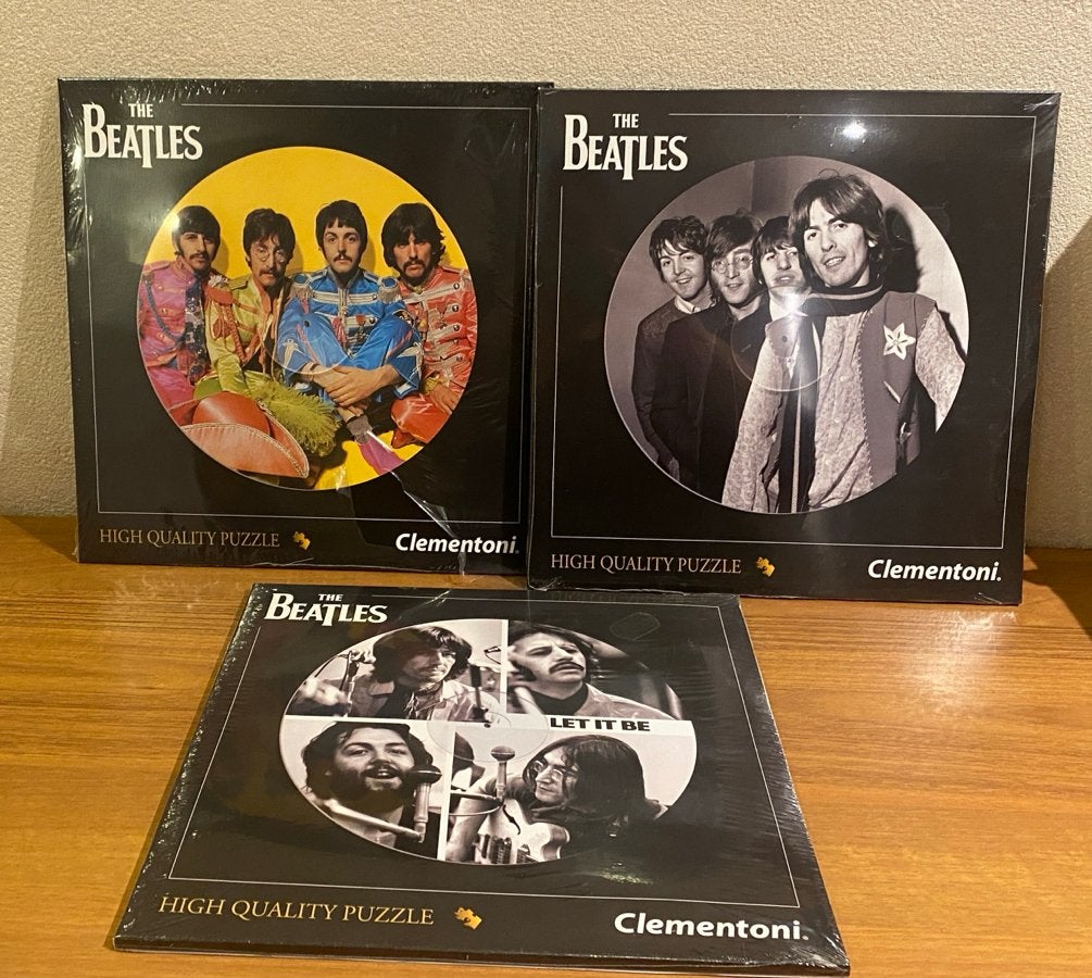 The Beatles Puzzels - 3 stuks - Clementoni in plastic, Ophalen of Verzenden, Nieuw, Overige typen