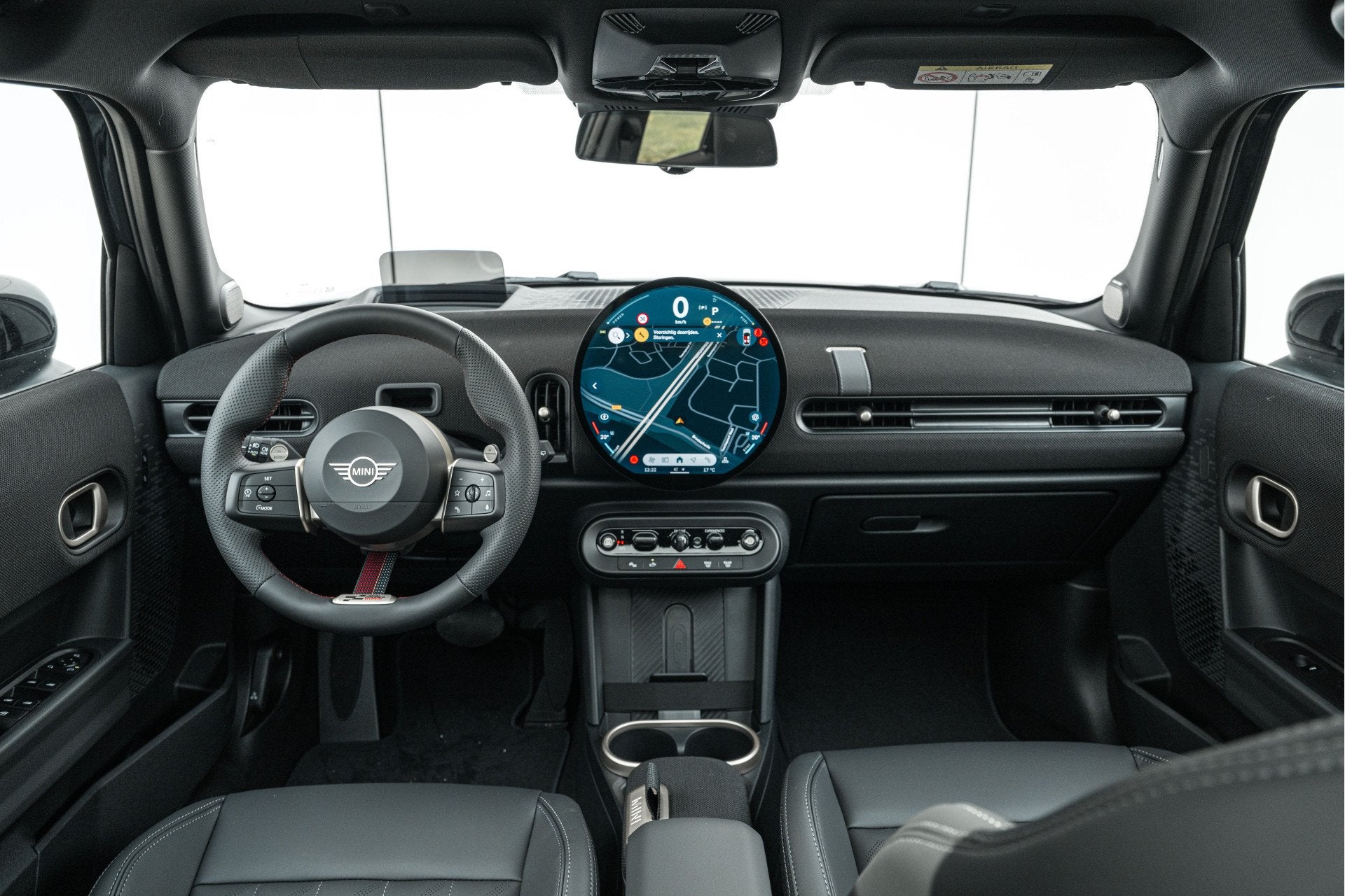MINI Hatchback Cooper C Automaat / JCW / Pakket M / 17" John, Auto's, Mini, Dealer onderhouden, 156 pk, Leder, Bedrijf