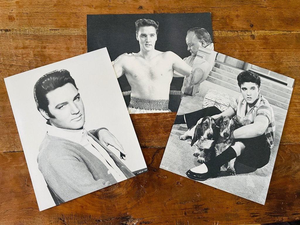 Elvis Presley - Grote Amerikaanse Ansichtkaarten, Verzamelen, Muziek, Artiesten en Beroemdheden, Verzenden, Zo goed als nieuw