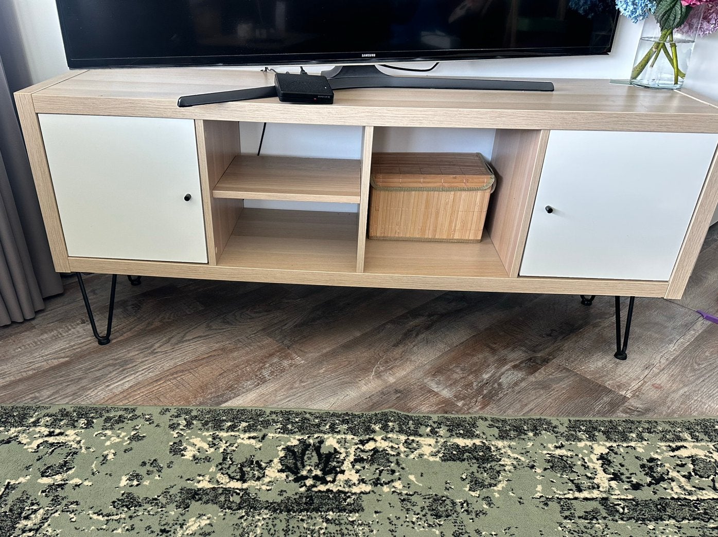TV kast, Ophalen, 100 tot 150 cm, Zo goed als nieuw, Minder dan 100 cm