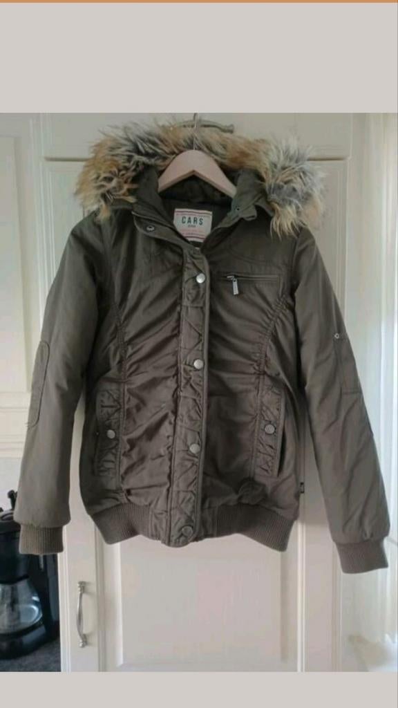 Nieuwe warme prachtige luxe bruin cars meisjes winterjas 176, Kinderen en Baby's, Kinderkleding | Maat 176, Meisje, Nieuw, Ophalen of Verzenden