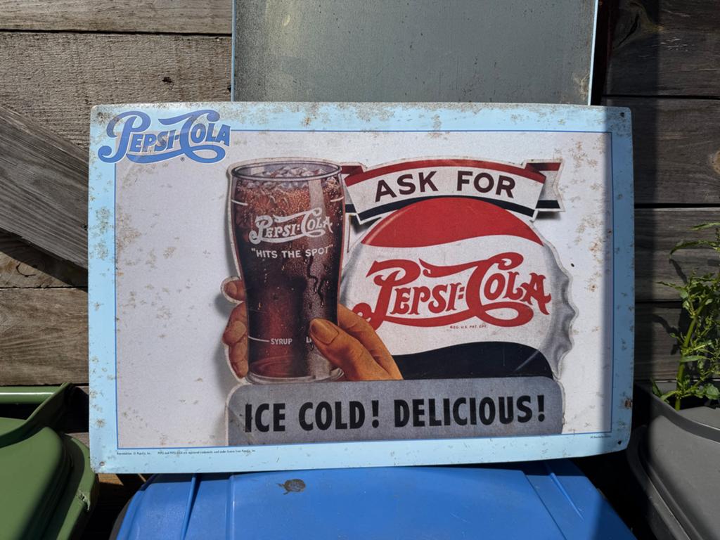 Pepsi-Cola reclameborden, Ophalen of Verzenden