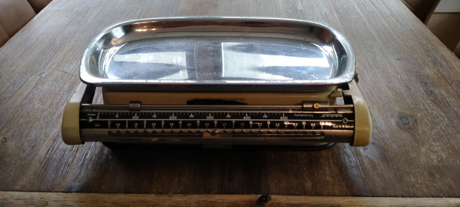 Vintage Stube keukenweegschaal - Made in W.-Germany, Ophalen, Gebruikt, Keukenweegschaal, 10 tot 50 kg