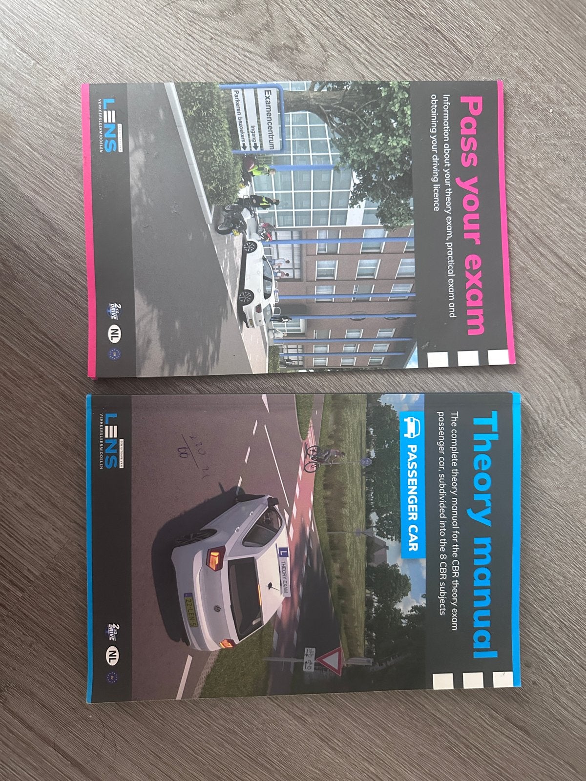 Theorieboek en Examenboek Rijbewijs B - Lens Verkeersleermid, Verzenden, Zo goed als nieuw, Overige niveaus