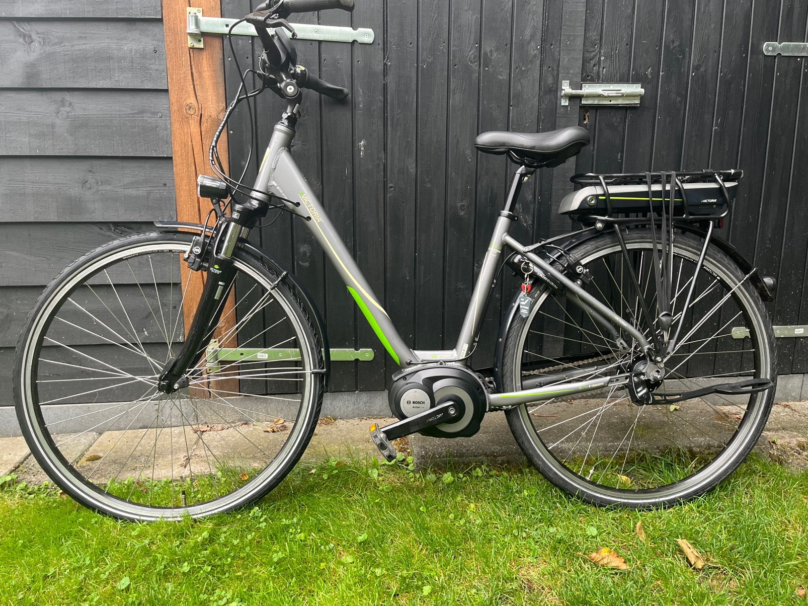 Elektrische damesfiets met Bosch middenmotor, Velgrem, Versnellingen, Zo goed als nieuw, 50 tot 53 cm