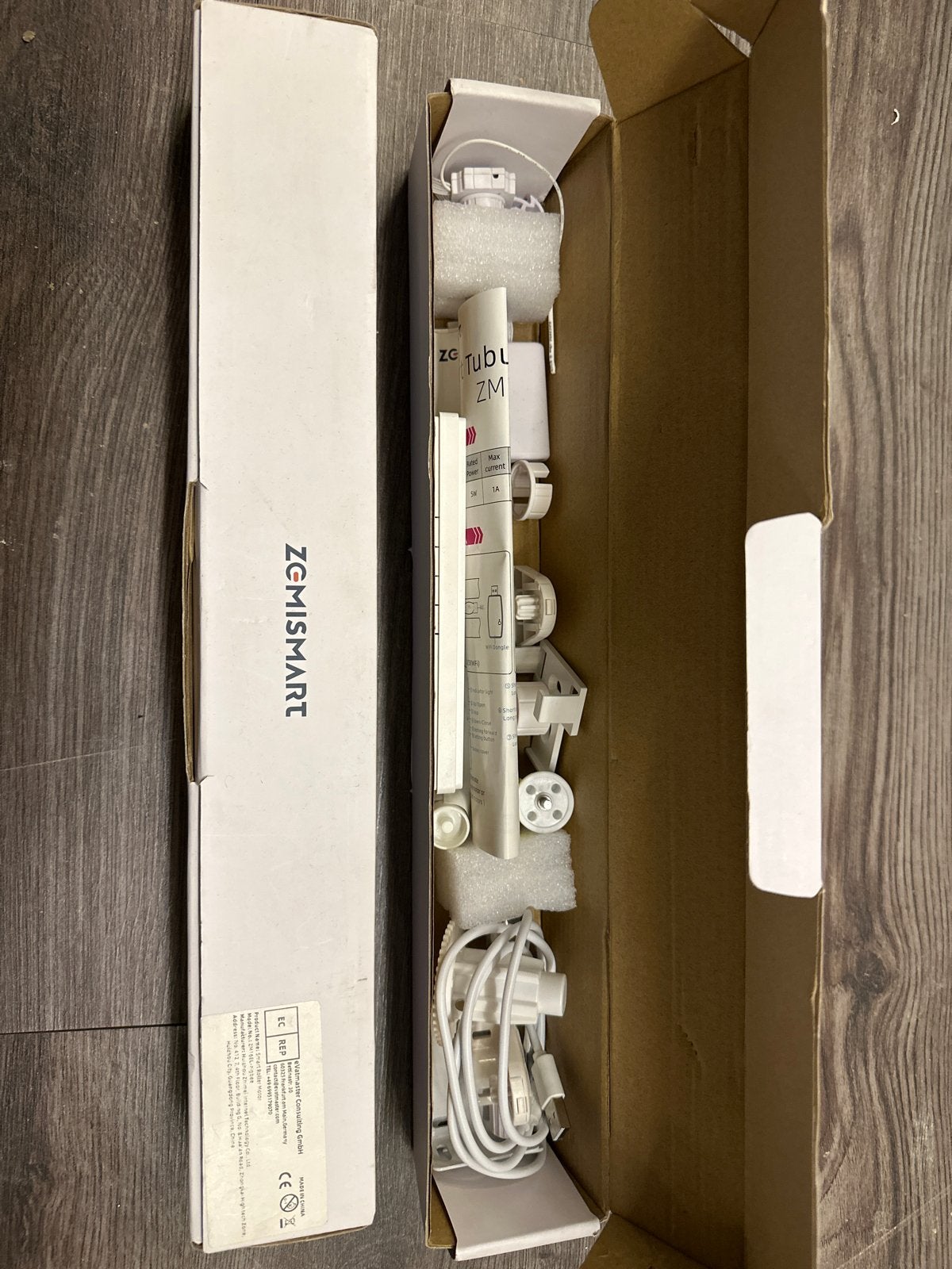 ZGMSMART Smart Rolgordijn Motor - Elektrische Bediening, Wit, Nieuw, Ophalen of Verzenden, Minder dan 100 cm