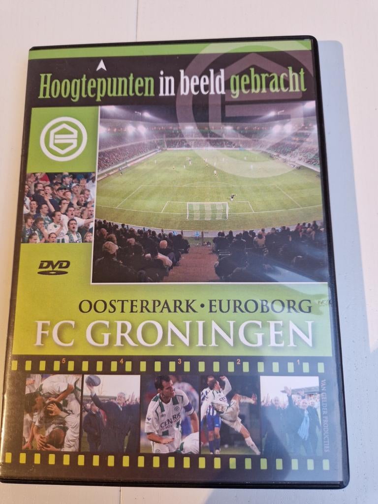 DVD FC Groningen: Hoogtepunten Oosterpark & Euroborg, Voetbal, Alle leeftijden, Ophalen of Verzenden, Zo goed als nieuw