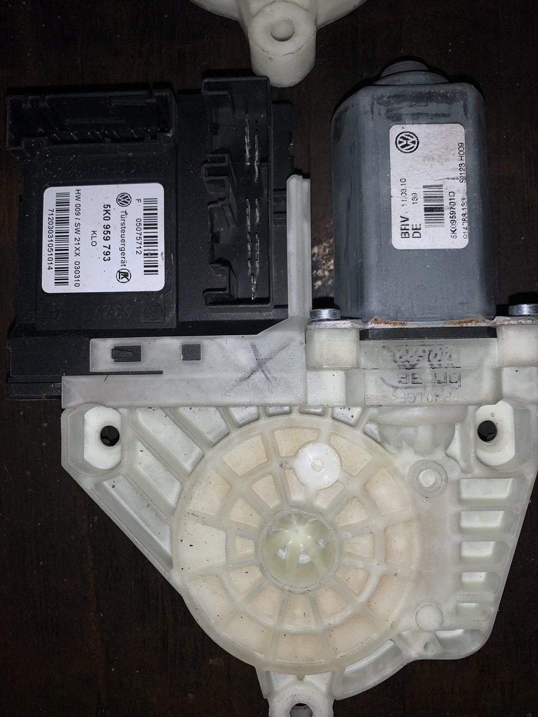 Volkswagen Golf 6 raammotor, Auto-onderdelen, Elektronica en Kabels, Volkswagen, Gebruikt, Ophalen of Verzenden